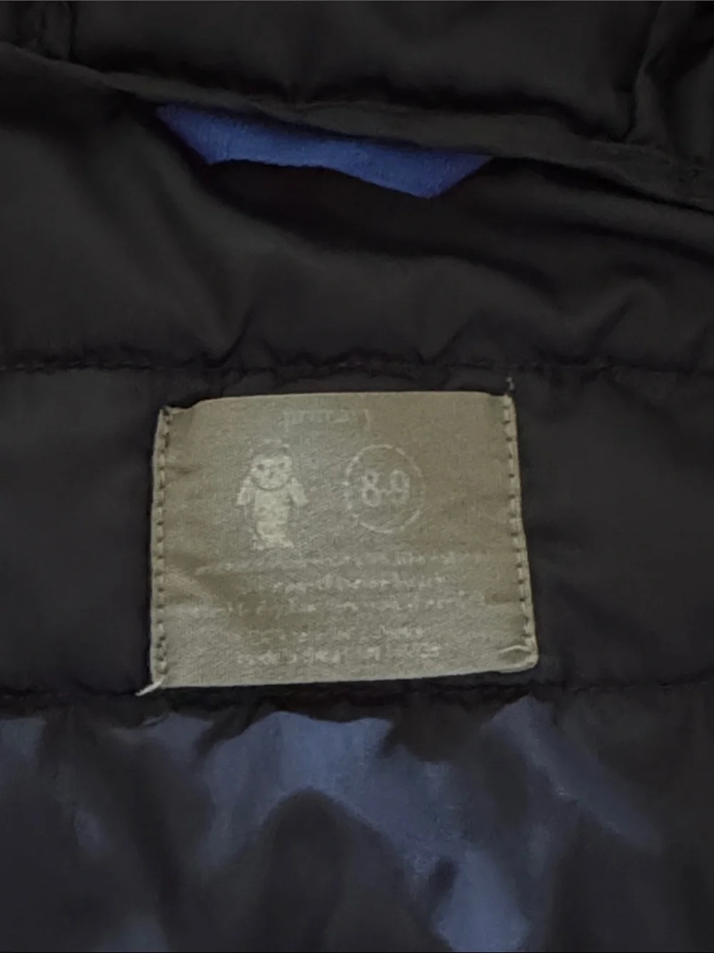 Primary Navy Quilted Hooded Puffer Jacket